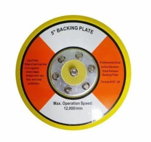 3D Backing Plate 5" - Para Maquinas Dual -