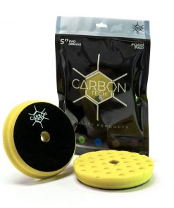 Carbon Tech Pad de Poliespuma Amarillo 5" - Corte Medio
